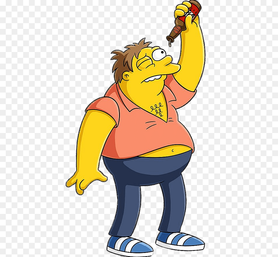 The Simpsons Barney Finished The Hot Sauce, Baby, Person, Cartoon, Clothing Free Png Download