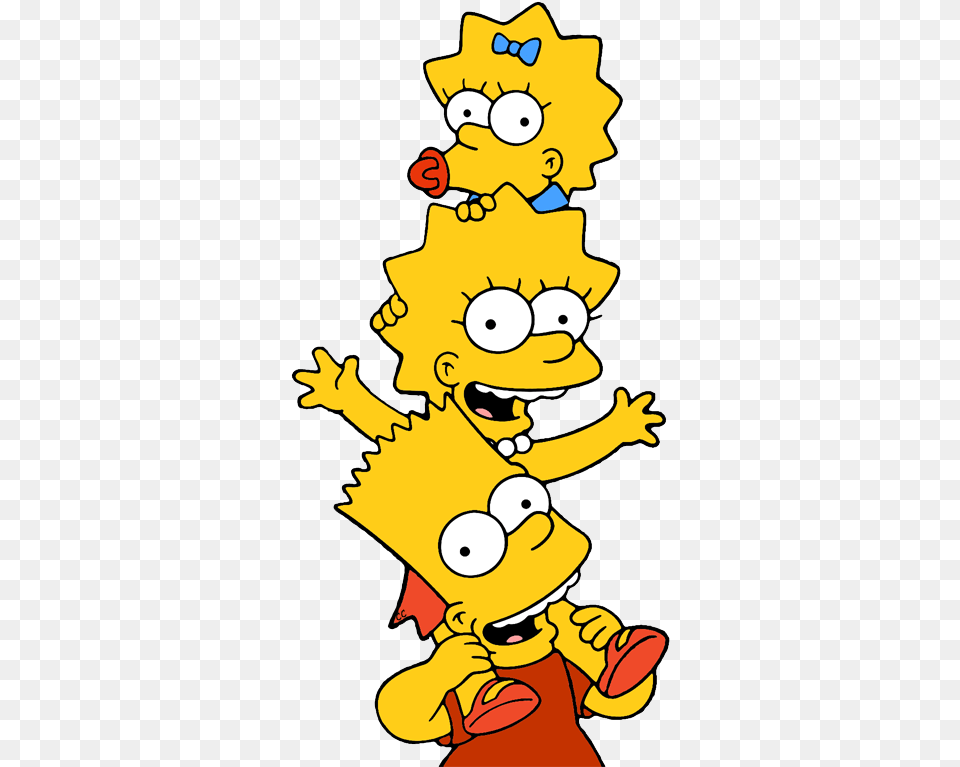 The Simpsons Clip Art Bart Lisa And Maggie Simpson, Baby, Person, Face, Head Free Transparent Png