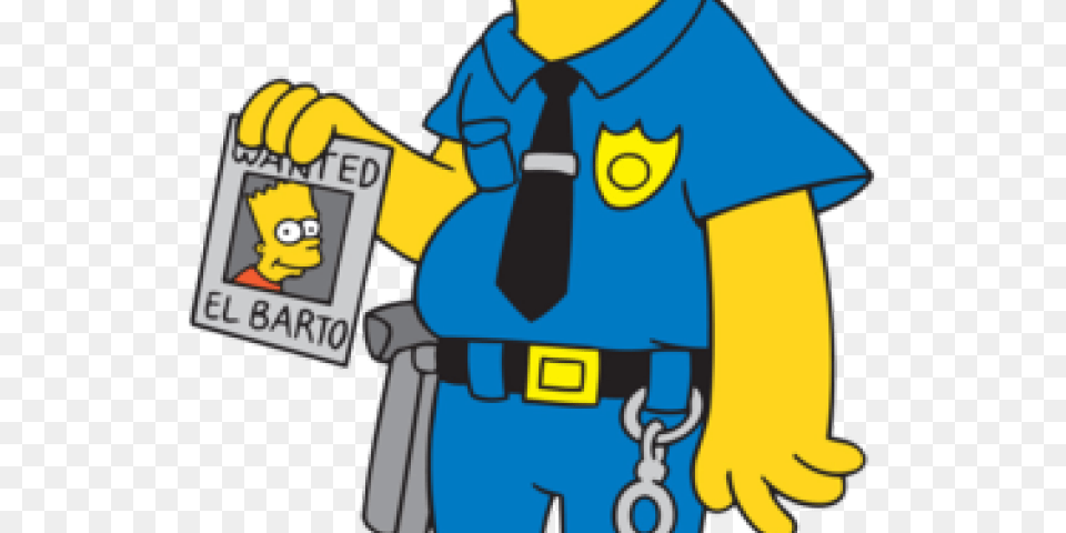 The Simpsons Clipart Police Officer, Accessories, Formal Wear, Tie, Cleaning Free Png