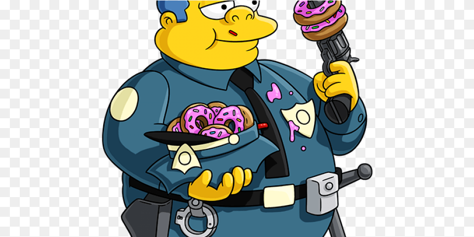 The Simpsons Clipart Police Officer Simpsons Nelson Muntz Movie, Book, Comics, Publication, Cartoon Png Image
