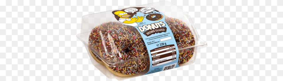 The Simpsons Donuts Brown Glazed Simpsons Donuts Braun Glasiert, Birthday Cake, Cake, Cream, Dessert Free Png Download