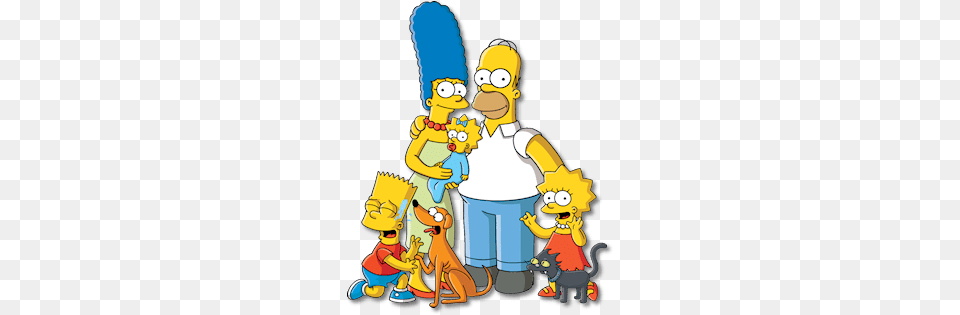 The Simpsons Family Picture, Book, Comics, Publication, Cartoon Free Png Download