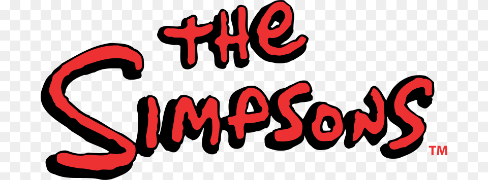The Simpsons Logo, Text, Handwriting Free Png Download