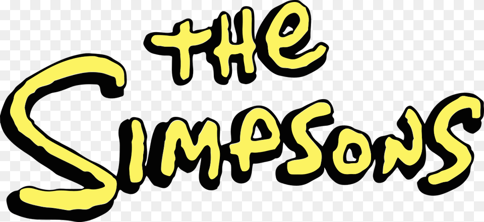 The Simpsons Logo, Text, Handwriting Png Image