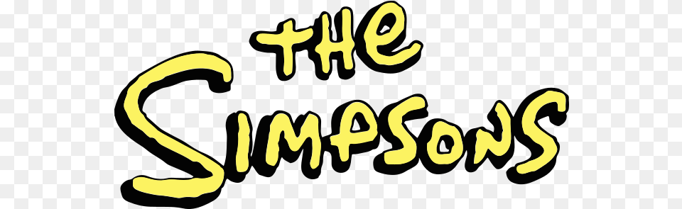 The Simpsons Logo Simpsons Logo, Handwriting, Text Png