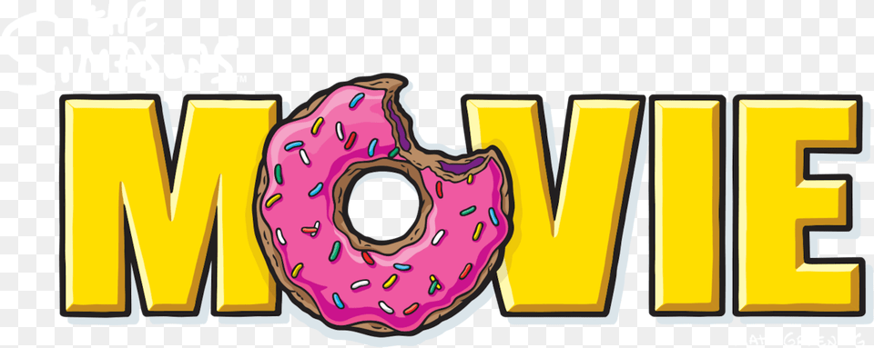 The Simpsons Movie, Food, Sweets, Donut Free Png Download