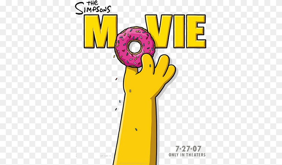 The Simpsons Movie File Simpsons Movie 2007 Poster, Advertisement, Food, Sweets, Baby Png Image