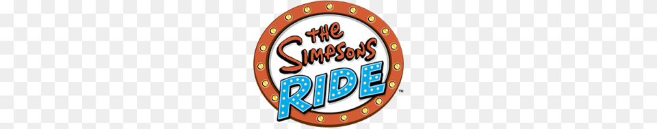 The Simpsons Rides Attractions Universal Studios Hollywood, Disk, Text Free Png