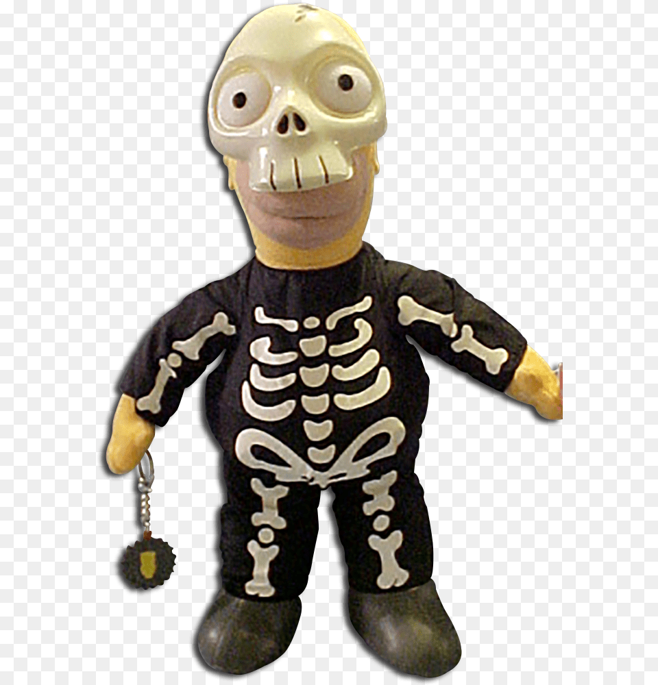 The Simpsons39 Homer Simpson As Skelly Plush Doll Simpsons Skeleton Homer Plush, Figurine, Toy, Face, Head Free Png Download