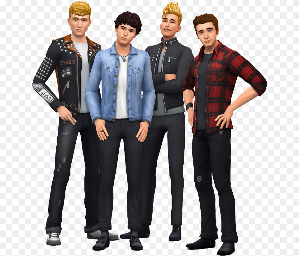 The Sims, Clothing, Coat, Vest, Pants Free Png