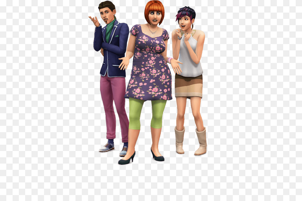 The Sims 3 Friends, Clothing, Shorts, Adult, Person Free Png