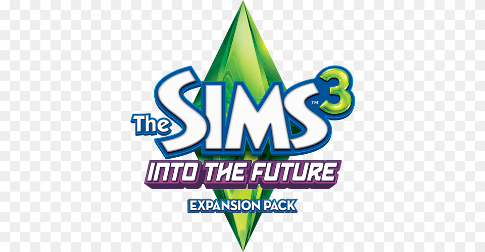 The Sims 3 Into The Future Logo Sims 3 University Life Logo, Dynamite, Weapon, Advertisement Png Image