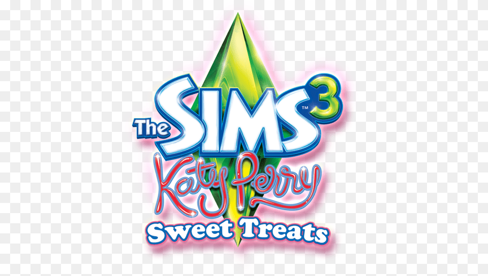 The Sims 3 Katy Perry39s Sweet Treats Logo Sims 3 Katy Perry Sweet Treats Logo, Clothing, Hat, Birthday Cake, Cake Png
