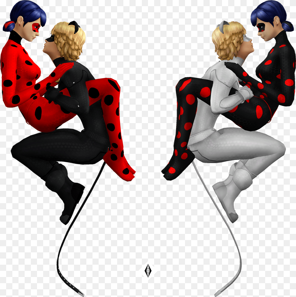 The Sims 4 And Miraculous Ladybug Blog Cartoon, Adult, Female, Person, Woman Png