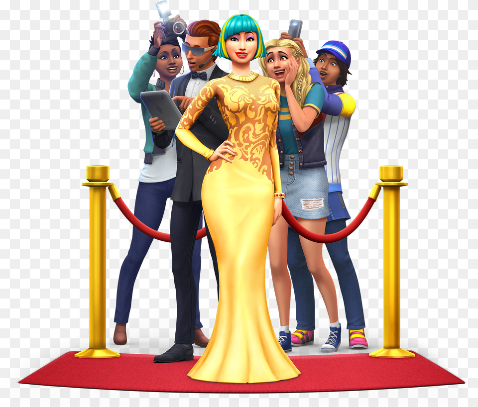 The Sims 4 Get Famous Official Assets Box Art Logo Sims 4 Get Famous Free Transparent Png