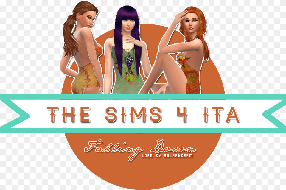 The Sims 4 Ita Logo Illustration, Adult, Person, Female, Woman Free Transparent Png