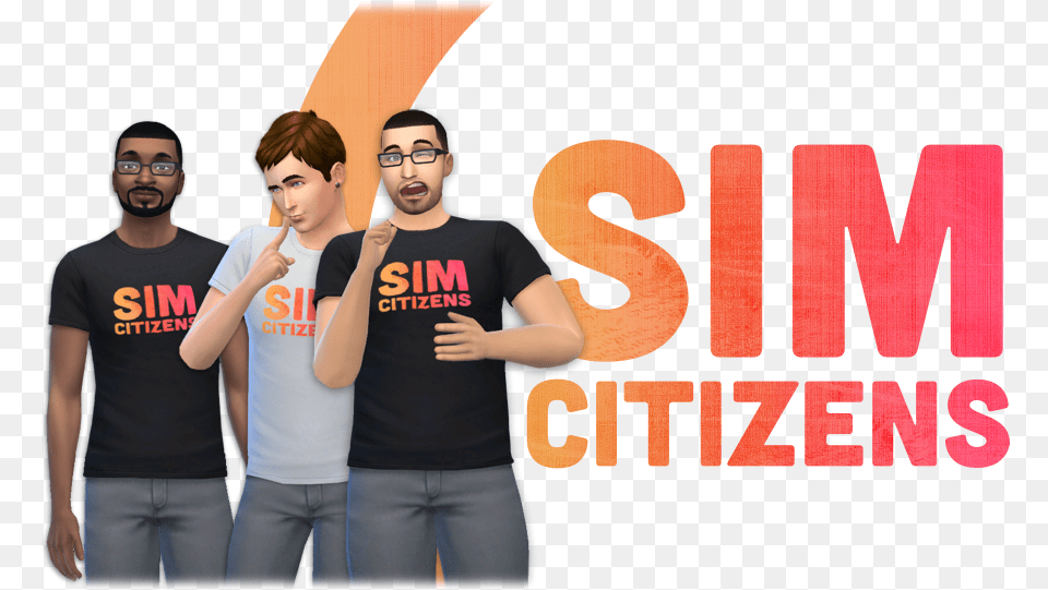The Sims 4 Simcitizens Staff The Sims, Clothing, T-shirt, People, Person Free Png Download