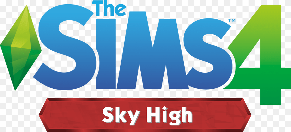 The Sims 4 Sky High Sims, Logo, Text Free Transparent Png