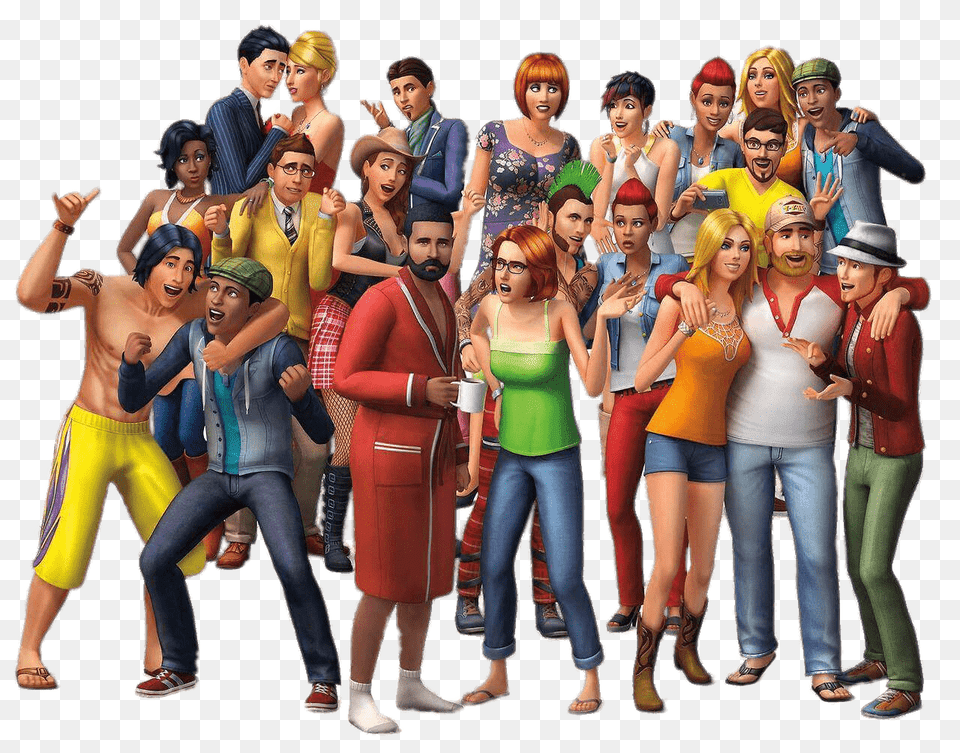 The Sims Characters, Adult, Person, People, Woman Png Image