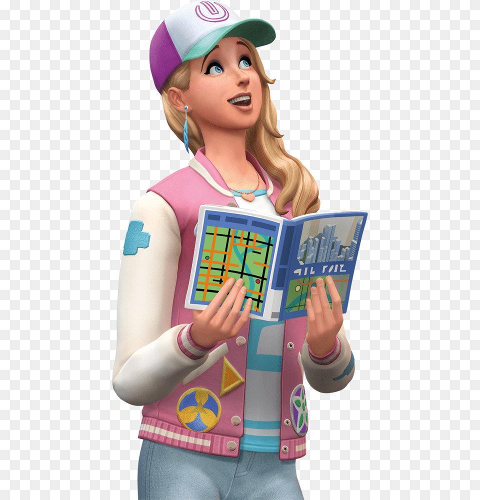 The Sims City Living Logo Icon Boxart Renders, Female, Girl, Person, Child Free Transparent Png