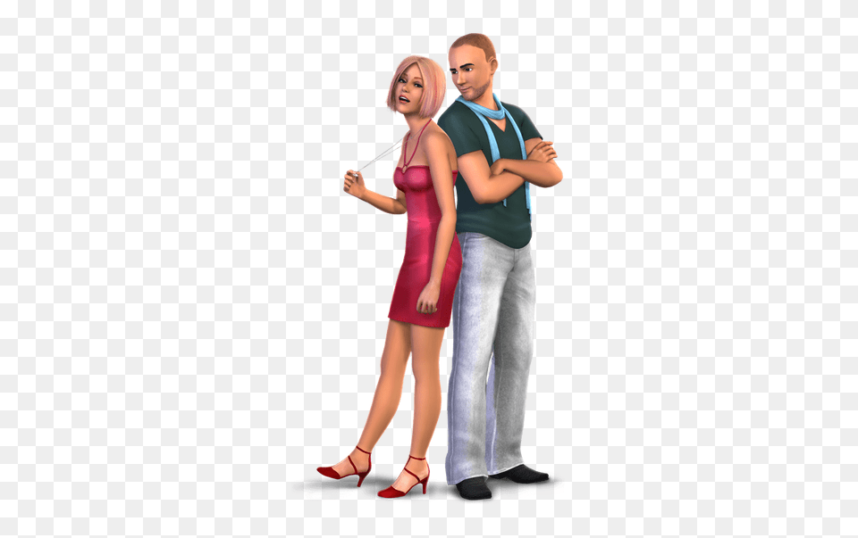 The Sims Couple, Adult, Person, Man, Male Free Transparent Png