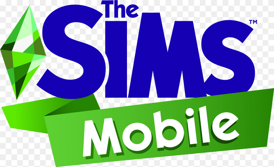 The Sims Mobile Baby Sims Mobile Logo, Symbol, Green Free Transparent Png