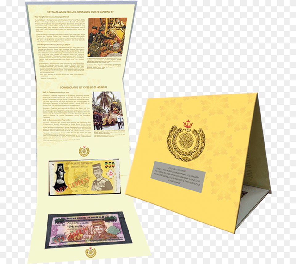 The Singapore Mint Singapore 25 Years Cia Commemorative Notes, Advertisement, Poster, Person, Face Free Transparent Png