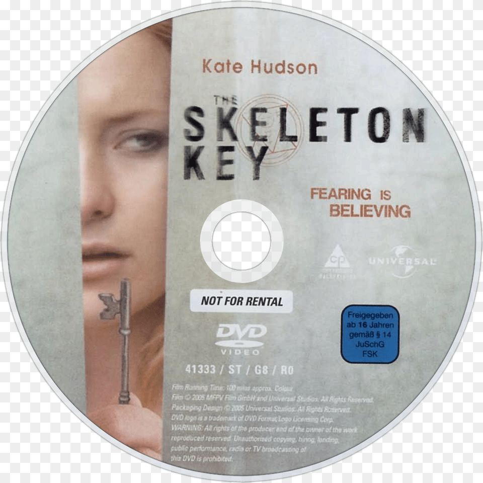 The Skeleton Key Dvd Disc Cd, Disk, Face, Head, Person Png Image
