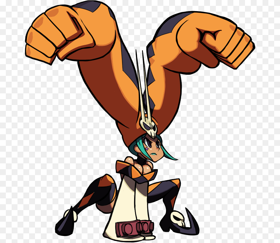 The Skullgirls Sprite Of The Day Is, Body Part, Person, Hand, Cartoon Free Png