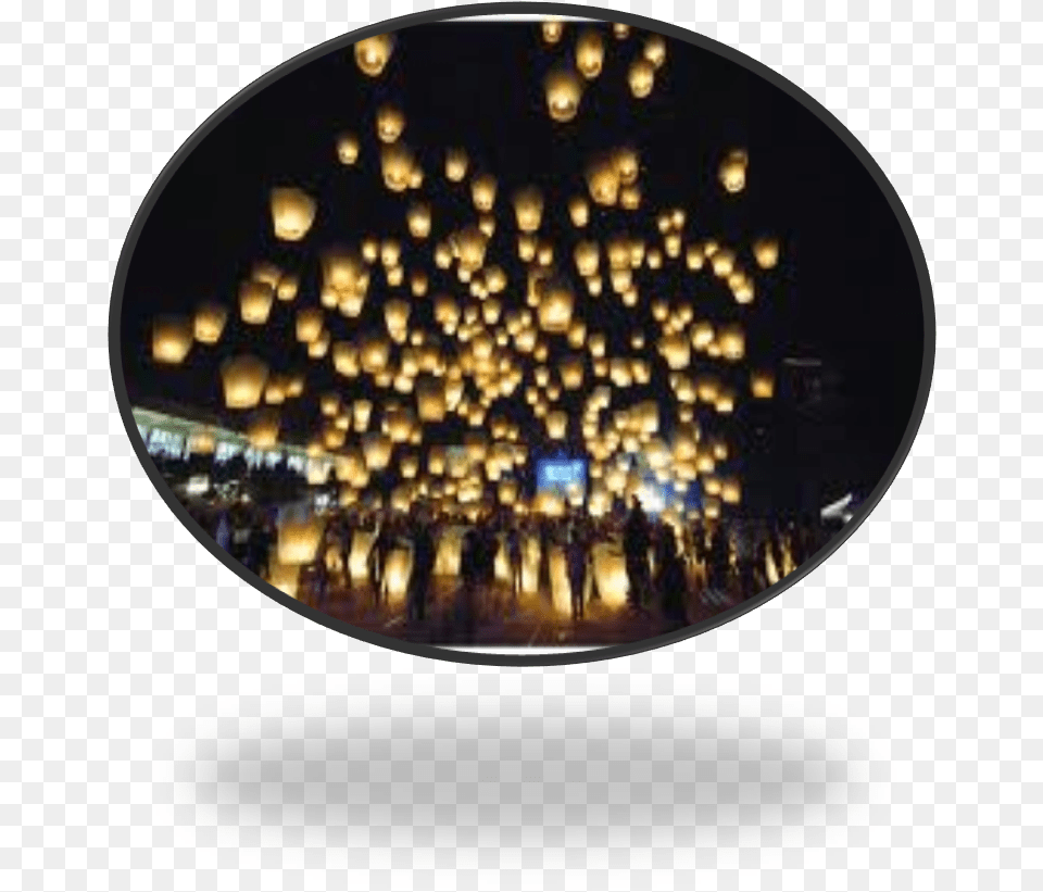The Sky Lantern Has A Lot Of Merits Over Fireworks Wedding, Lamp, Lighting, Chandelier Free Png Download