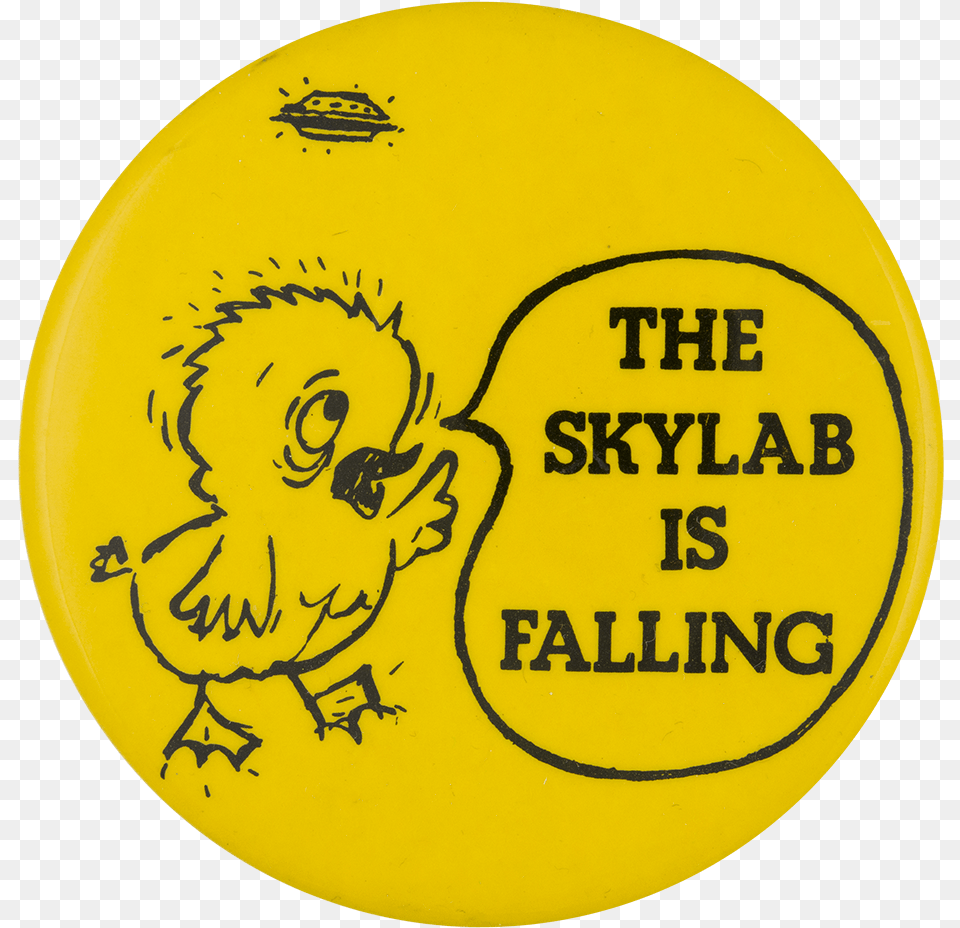 The Skylab Is Falling Social Lubricators Button Museum, Badge, Logo, Symbol, Face Png