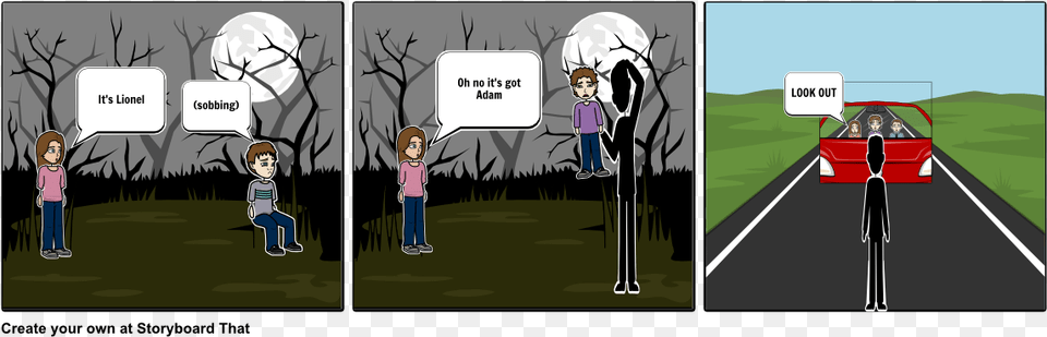 The Slender Man Cartoon, Book, Comics, Publication, Person Free Png Download