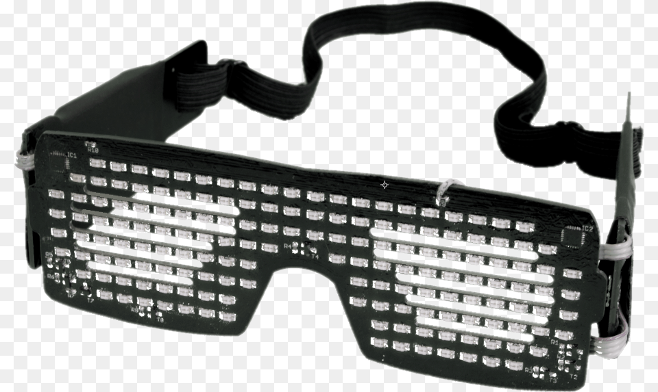 The Slots Are Visible In This Picture Led Sunglasses Diy, Accessories, Goggles, Strap, Computer Hardware Free Png