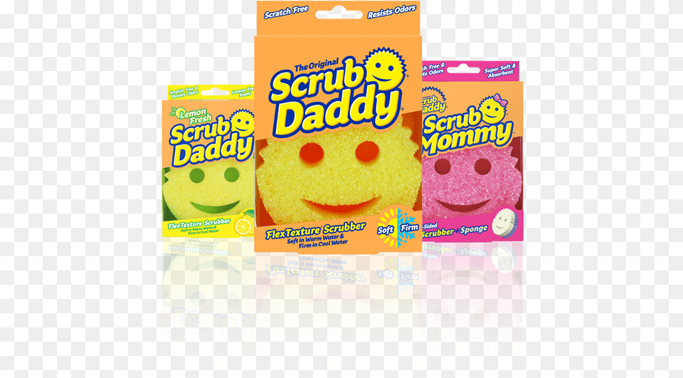 The Smiling Scrubbers Scrub Daddy Sponge, Food, Sweets Free Transparent Png