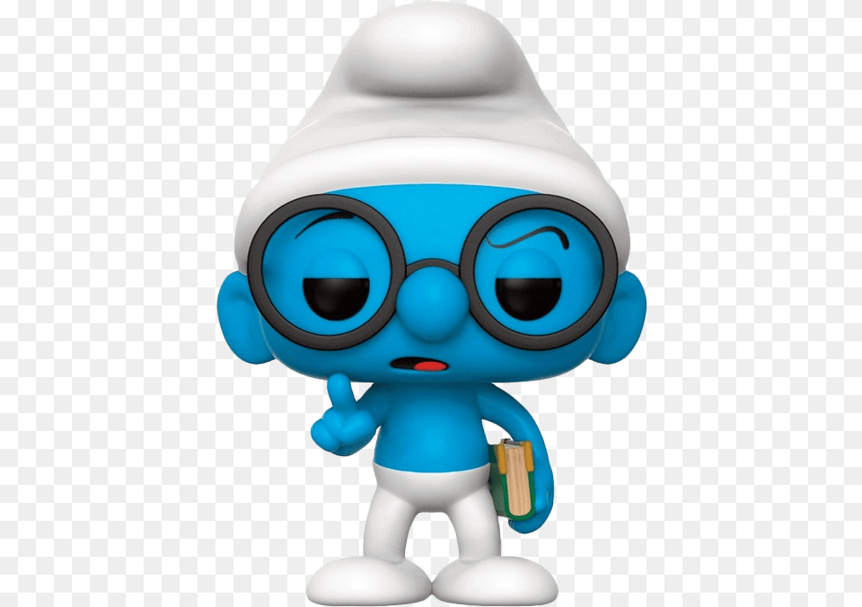 The Smurfs Brainy Smurf Funko Pop Animation The Smurfs Funko Pop Smurfs, Baby, Person Free Png