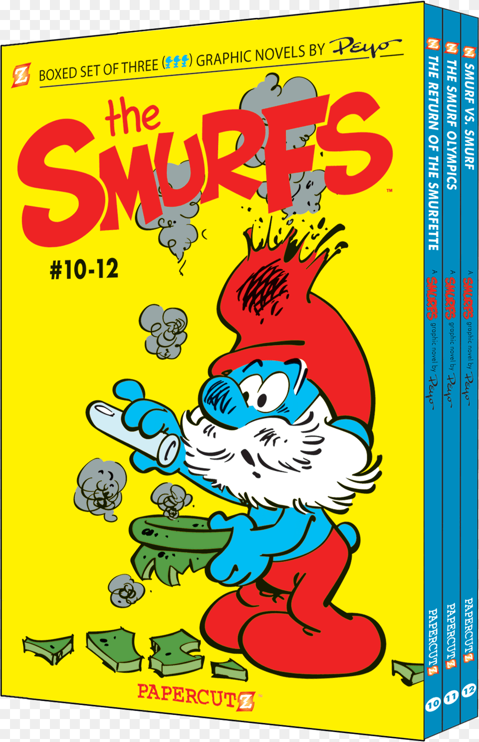 The Smurfs Smurfs Real Book, Publication, Comics, Baby, Person Free Png Download