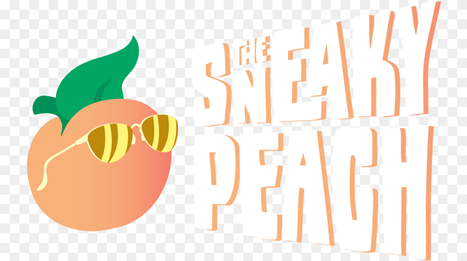 The Sneaky Peach Transparent Background, Food, Fruit, Plant, Produce Free Png Download
