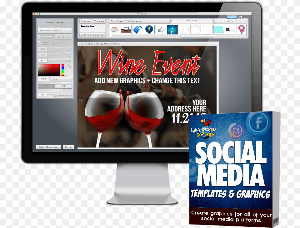 The Social Media Template Pak Is Your All In One Solution Ebook Mockup, Computer Hardware, Electronics, Hardware, Screen Free Png Download