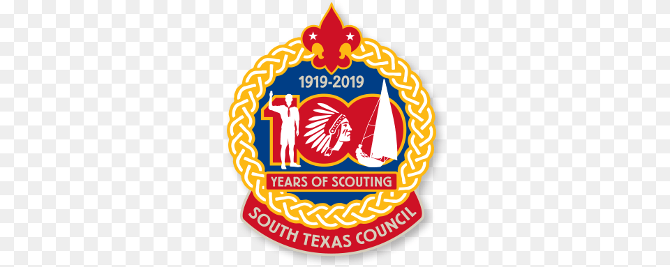 The South Texas Council Of The Boy Scouts Of America Emblem, Symbol, Logo, Badge, Male Free Transparent Png