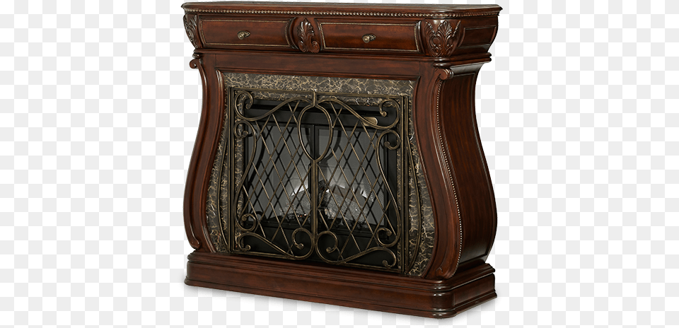 The Sovereign Fireplaces Collection Fireplace Aico Furniture Sovereign Fireplace With Swing Doors, Indoors, Fire Screen Free Png Download