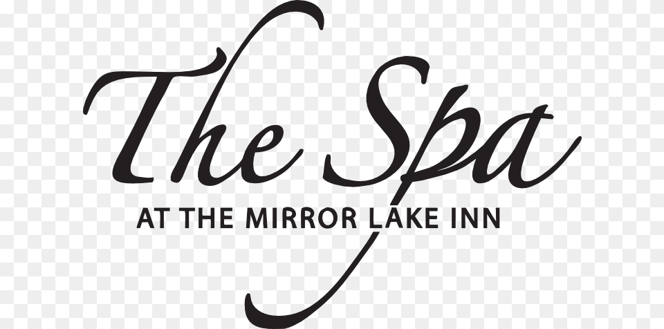 The Spa At Mirror Lake Inn Calligraphy, Handwriting, Text Free Png Download