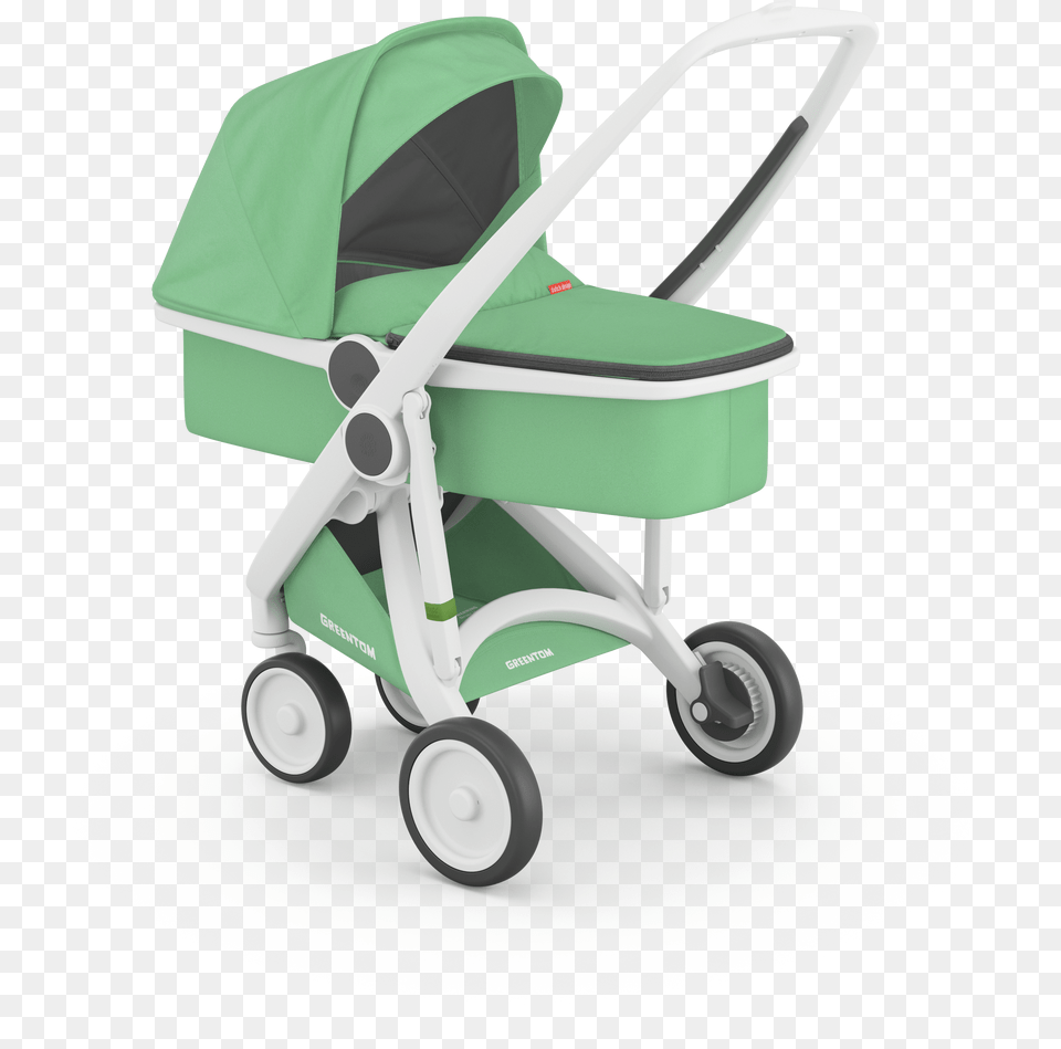 The Spacious And Comfy Carrycot From Greentom Is Suitable, Stroller, Machine, Wheel, Device Png