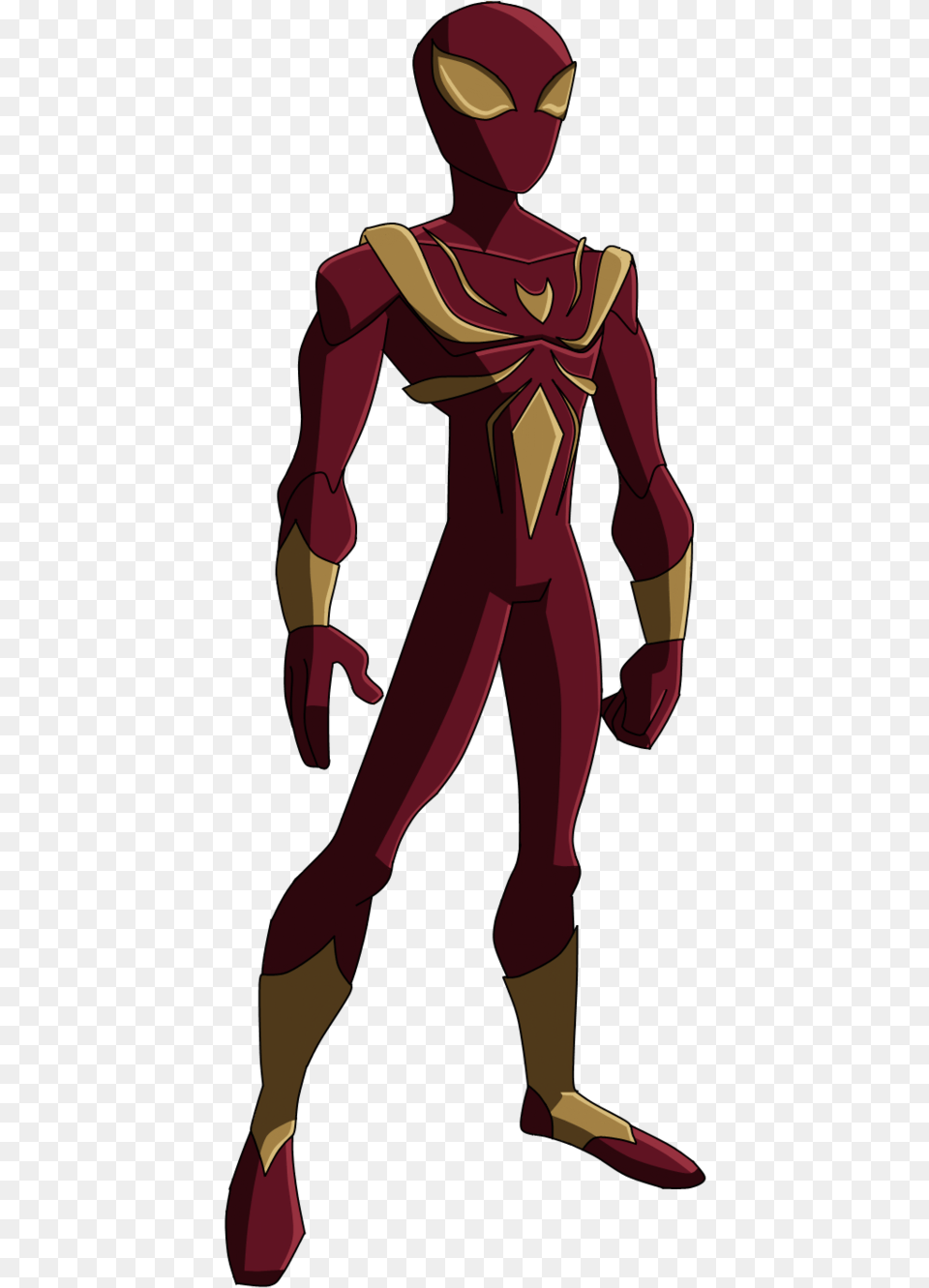 The Spectacular Iron Spider By Valrahmortem Iron Spider Ultimate Spiderman, Adult, Female, Person, Woman Free Png