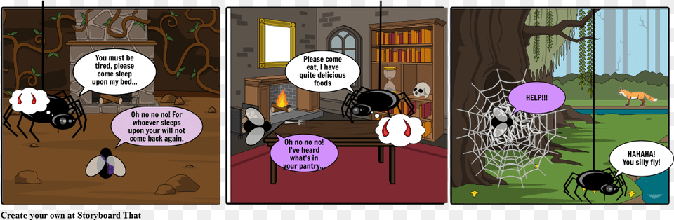 The Spider And The Fly Comics, Book, Publication Png