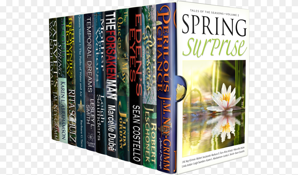 The Spring Surprise Bundle Book Cover, Publication, Indoors, Library, Novel Png Image