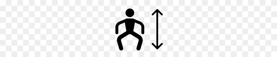 The Squat Icons Noun Project, Gray Free Transparent Png