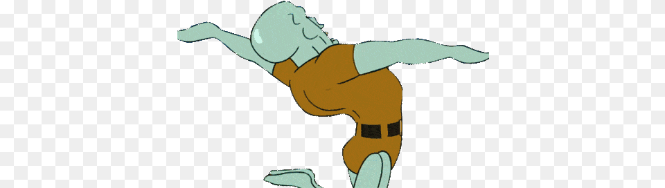 The Squidward Army Squidward Dancing Gif Transparent, Leisure Activities, Person, Sport, Swimming Free Png Download
