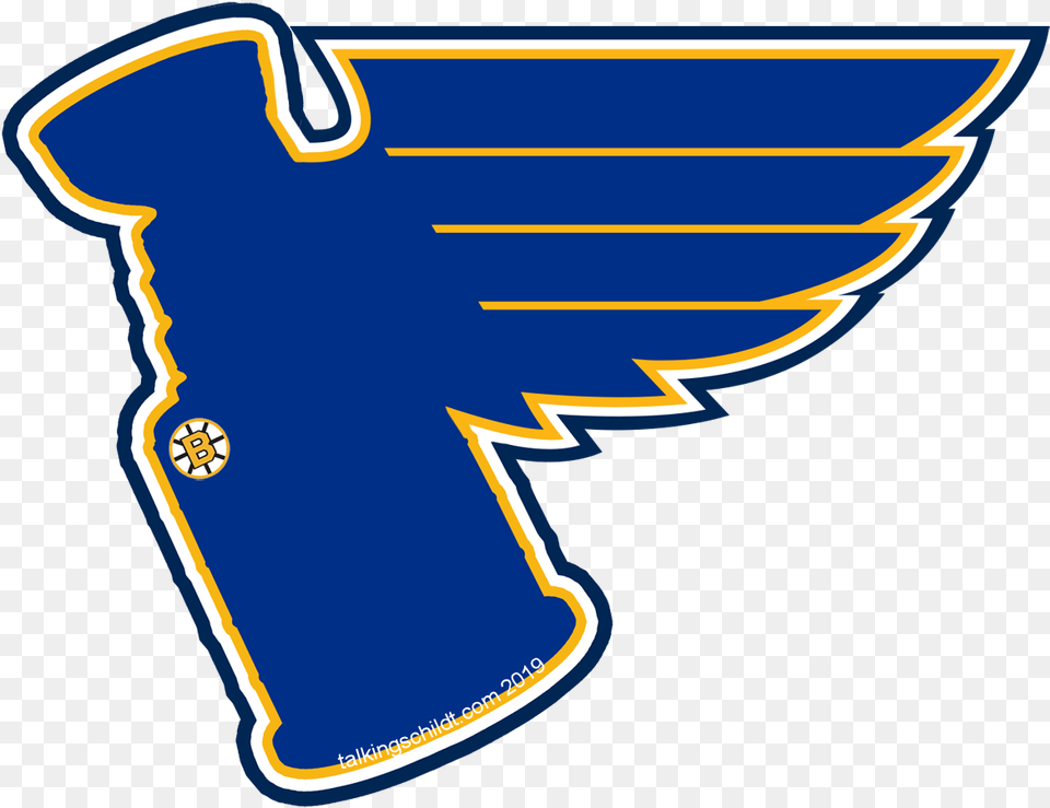The St Louis Blues Beat Bruins 3 Of St Louis Blues Logo, Clothing, Glove, Emblem, Symbol Free Png