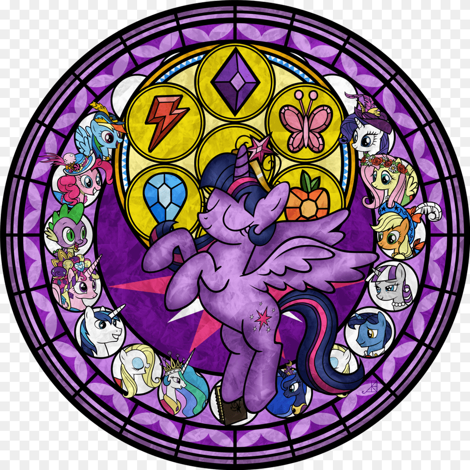 The Stained Glass On The Ceiling Beautiful Cashadvance6online Mlp Princess Cadence Stained Glass, Art, Stained Glass, Baby, Face Free Png