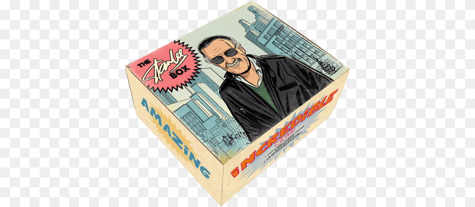 The Stan Lee Subscription Box Stan Lee, Book, Publication, Comics, Cardboard Free Png